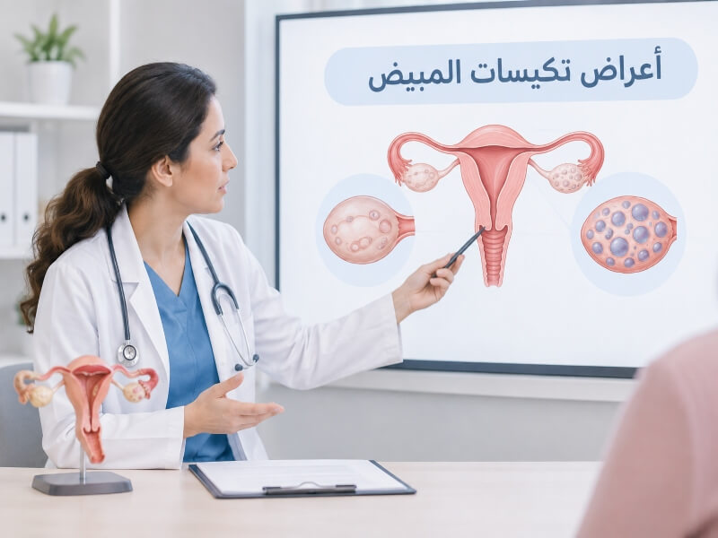 أعراض تكيس المبايض 